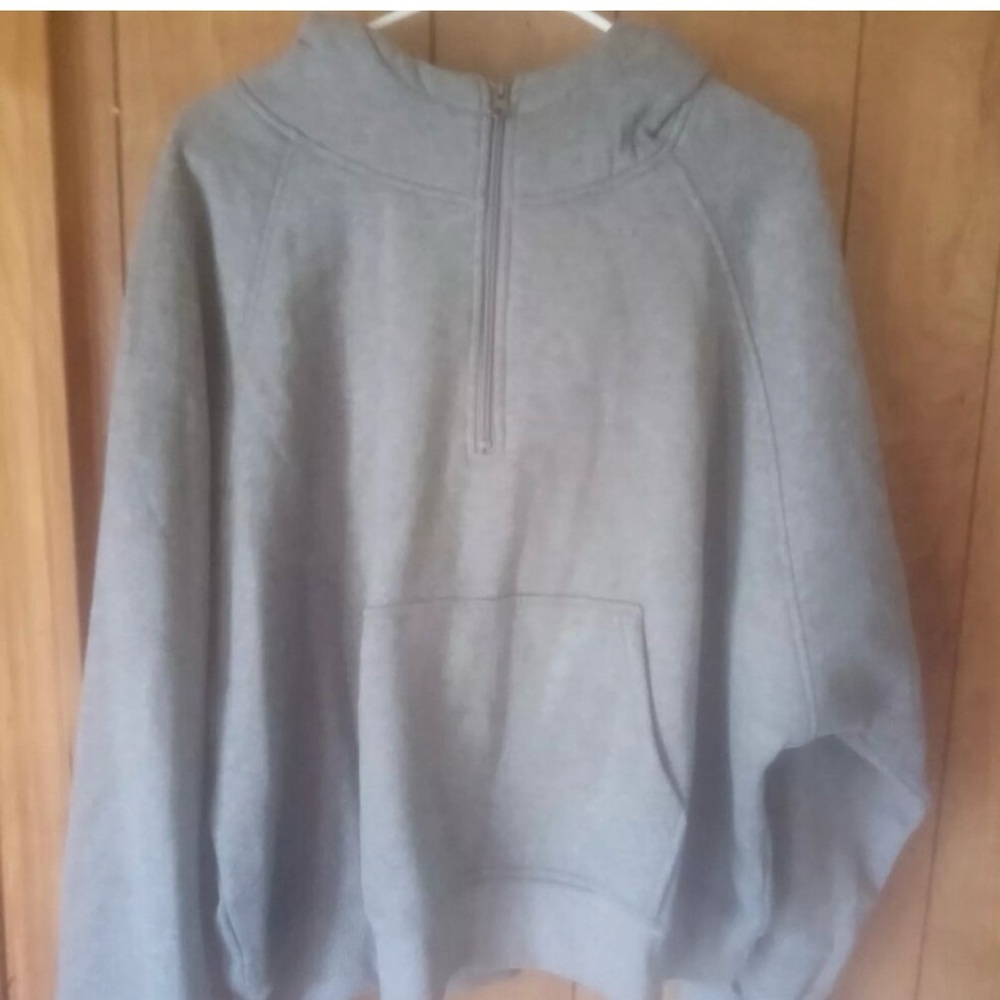 Gray Half-Zip Sweater